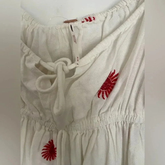 NWOT free people Emory Embroidered Midi Dress - Picture 12 of 16